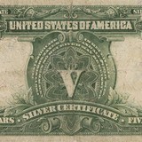 US 1899 Silver Certificate $5 Indian Chief - 4 of 5