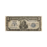 US 1899 Silver Certificate $5 Indian Chief - 1 of 5