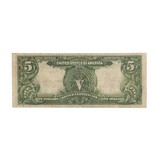 US 1899 Silver Certificate $5 Indian Chief - 2 of 5