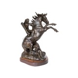 "A Calf in the Way" Bronze by Robert Scriver - 3 of 7