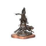 "A Calf in the Way" Bronze by Robert Scriver - 4 of 7