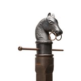 Cast Iron Horse Head Hitching Post Finial - 2 of 5