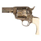 Engraved Colt Single Action Army Revolver - 4 of 9