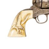Engraved Colt Single Action Army Revolver - 5 of 9