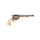 Engraved Colt Single Action Army Revolver - 1 of 9