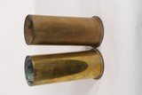 Pair of US Military Trench Art Vases - 2 of 9