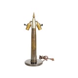 Matched Pair Trench Art Lamps - 2 of 4