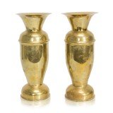 Pair of Trench Art Vases - 1 of 3
