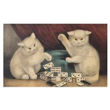 "My Little White Kitties" Courier and Ives Print - 2 of 3