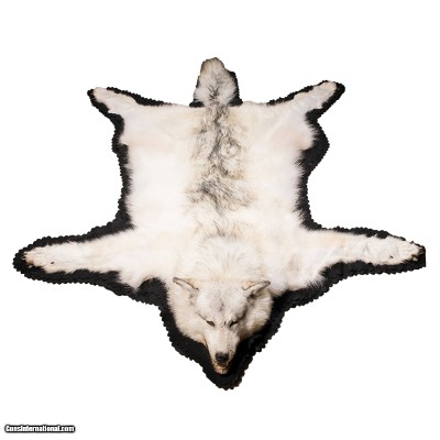 Alaskan Wolf Rug