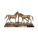 Horse Hitching Post Bronze - 1 of 6