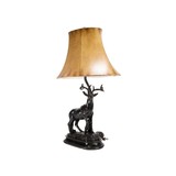Stag Lamp with Original Shade - 2 of 5