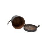 Spittoon and Leather Carrier - 3 of 11
