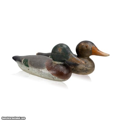 Pair of Mason Mallard Decoys
