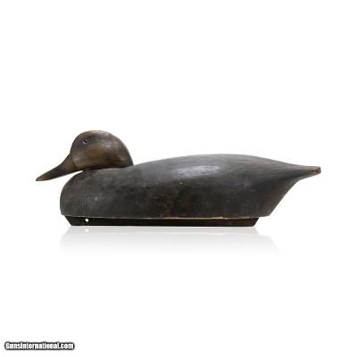 Sleeping Black Duck Decoy