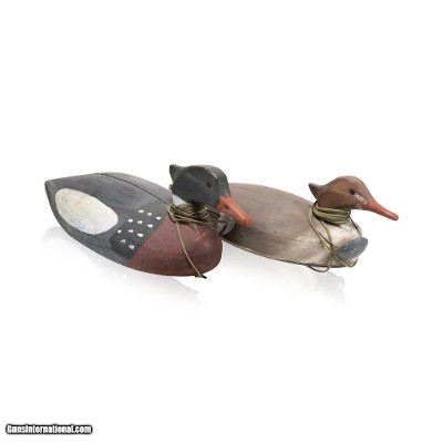 Pair of Merganser Decoys