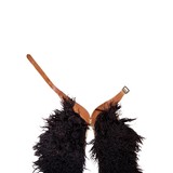 Brown Angora Chaps - 2 of 4