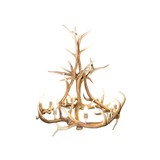 Cathedral Teepee Elk Chandelier - 2 of 5