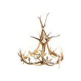 Cathedral Teepee Elk Chandelier - 4 of 5