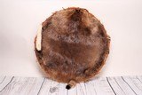 Tanned Beaver Hide on Hoop - 1 of 4