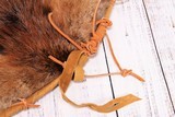 Tanned Beaver Hide on Hoop - 3 of 4