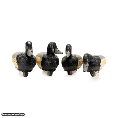 Four Bluebill Decoys