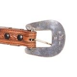 Sunset Trails Buckle on Vogt Belt - 6 of 7