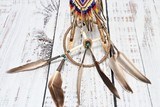 Dream Catcher with Beaded Pouch - 3 of 5