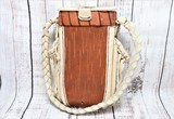Cedar and Leather Basket Purse - 2 of 5