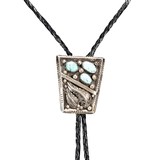 Navajo Turquoise Bolo - 1 of 5