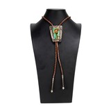 Navajo Turquoise Bolo - 2 of 5