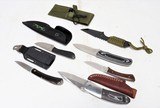 Six Contemporary Folding and Fixed Blade Knives