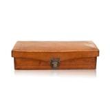 Antique Leather Desk Box - 1 of 5