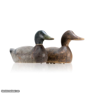 Pair of Evans Mallard Decoys