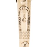 Scrimshawed Tusk Cigar Cutter - 2 of 6