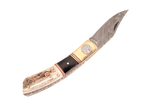 Damascus Steel Folding Knife - 1 of 8