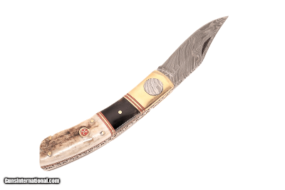 Damascus Steel Folding Knife
