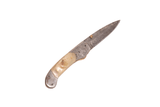 Folding Blade Damascus Steel Knife - 3 of 7