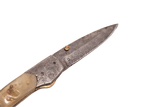 Folding Blade Damascus Steel Knife - 6 of 7