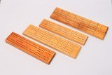 Collection of Three Wooden Cribbage Boards - 1 of 5