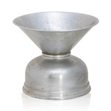 Vintage Nickel Spittoon - 5 of 6
