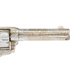 Engraved Colt Single Action Army Revolver - 5 of 14