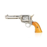 Engraved Colt Single Action Army Revolver - 2 of 14