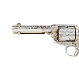 Engraved Colt Single Action Army Revolver - 7 of 14