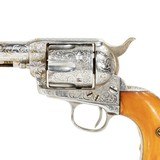 Engraved Colt Single Action Army Revolver - 6 of 14