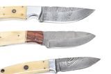 Set of Three Damascus Steel Knives - 3 of 5