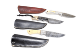 Set of Three Damascus Steel Knives - 1 of 4