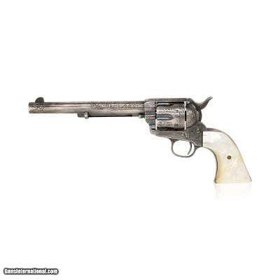 Engraved Colt Single Action Army