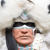 Ceramic Native American Portrait - 2 of 5