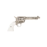 Engraved Colt Single Action Army Revolver - 3 of 11